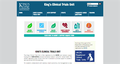 Desktop Screenshot of clinicaltrialsunit.iop.kcl.ac.uk