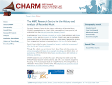Tablet Screenshot of charm.cch.kcl.ac.uk
