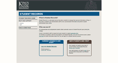 Desktop Screenshot of mykcl.kcl.ac.uk