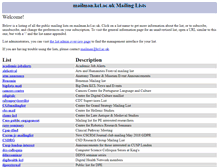 Tablet Screenshot of mailman.kcl.ac.uk